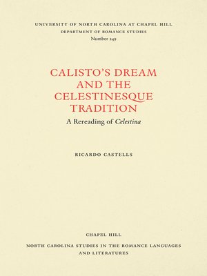 cover image of Calisto's Dream and the Celestinesque Tradition
